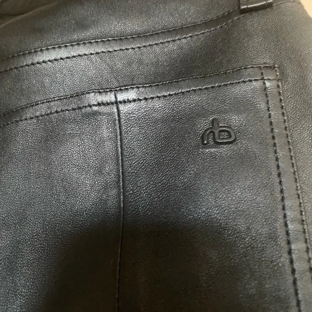 NWT Rag & Bone Nina High-Rise Skinny Leather Pant
size 23 - Picture 13 of 17